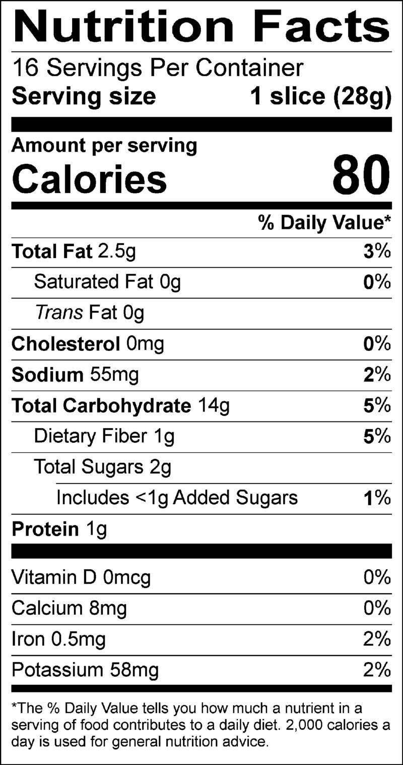 All Natural Flax Millet Bread DeLand Bakery