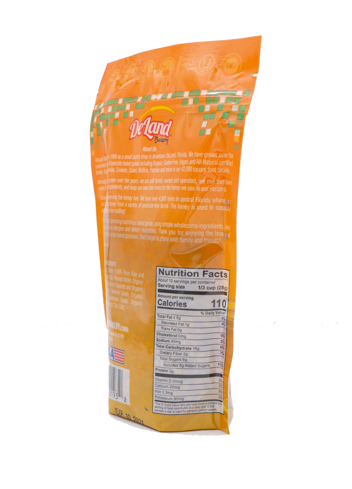 Gluten Free Original Honey Granola DeLand Bakery