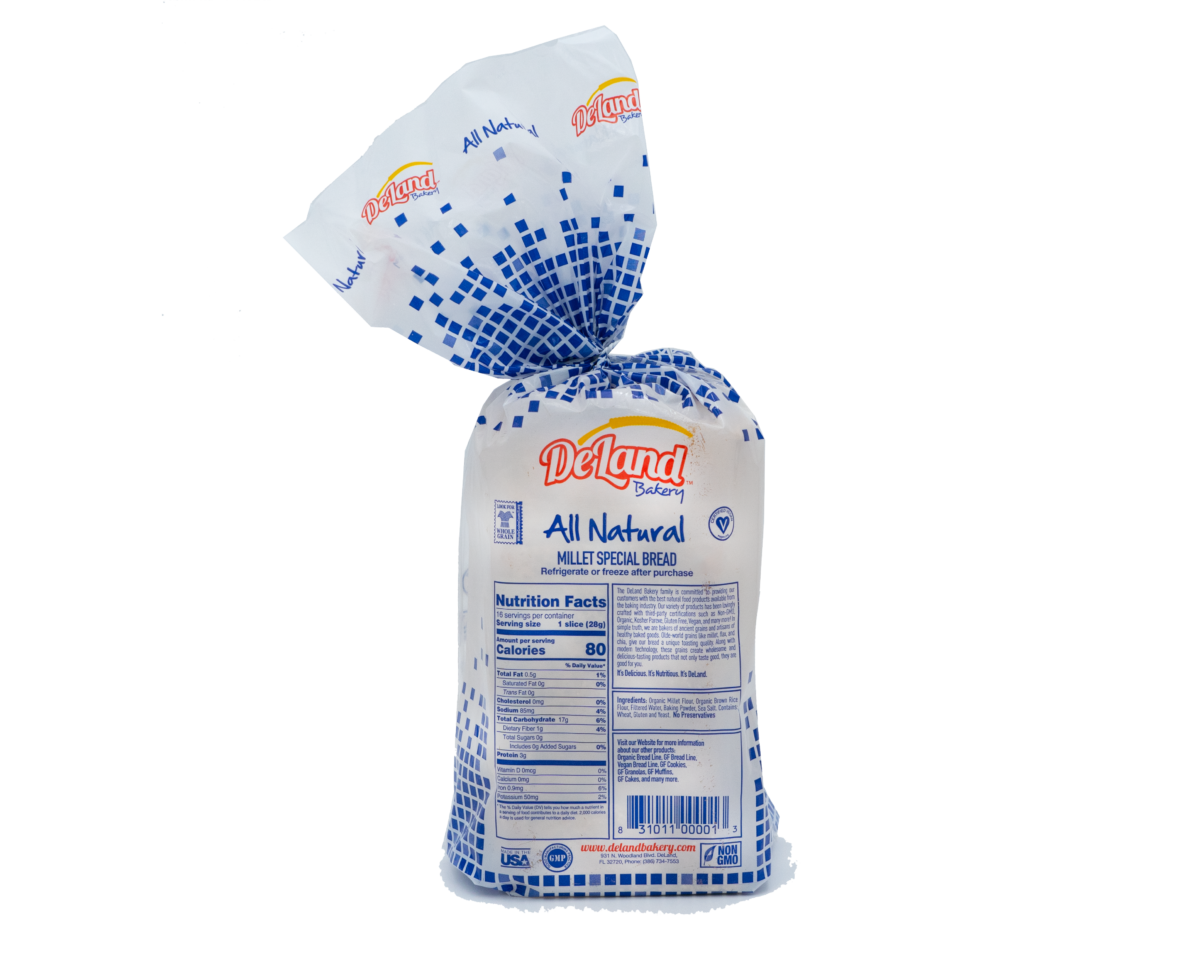 All Natural Millet Special Bread DeLand Bakery